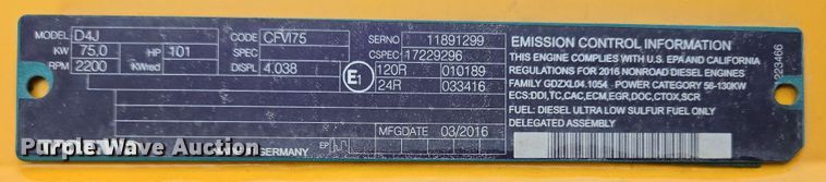 image for item EC4210 2016 Volvo L45H wheel loader