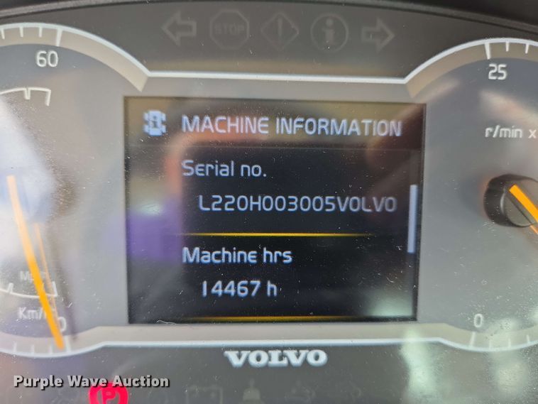 image for item EC4212 2018 Volvo L220H wheel loader