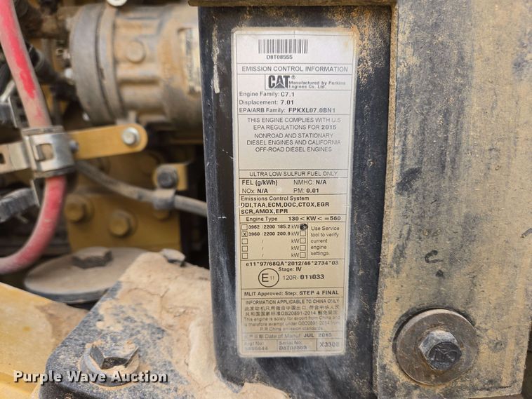 image for item EC4214 2015 Caterpillar 950M wheel loader