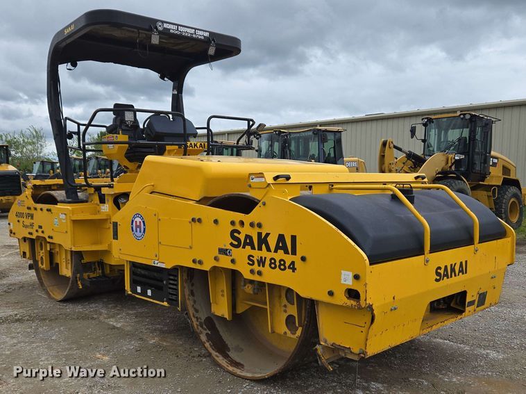 image for item EC4216 2019 Sakai SW884 double drum vibratory roller