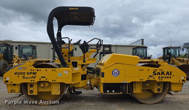image for item EC4216 2019 Sakai SW884 double drum vibratory roller