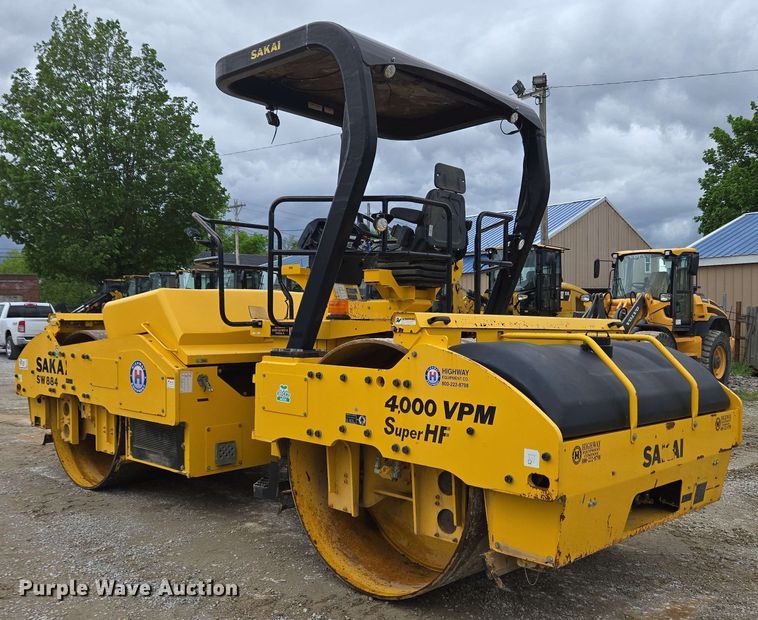 image for item EC4216 2019 Sakai SW884 double drum vibratory roller