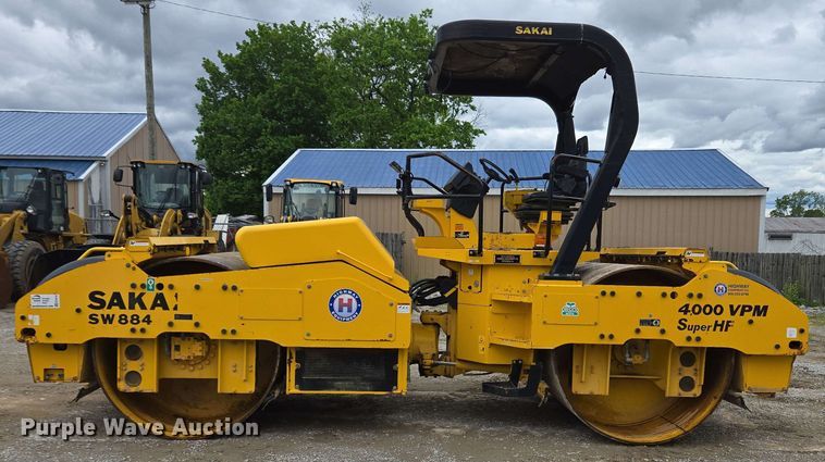 image for item EC4216 2019 Sakai SW884 double drum vibratory roller