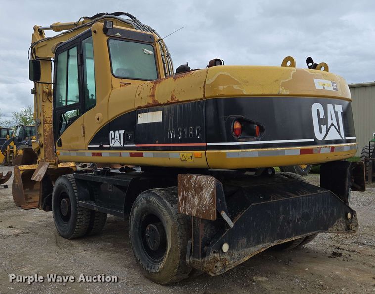 image for item EC4217 2007 Caterpillar M318C wheeled excavator