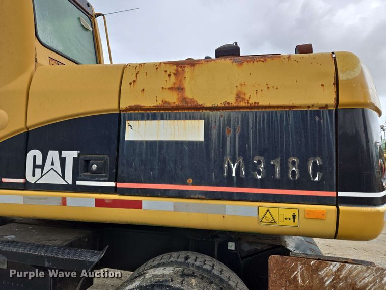 image for item EC4217 2007 Caterpillar M318C wheeled excavator