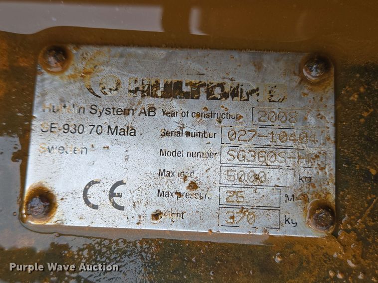 image for item EC4217 2007 Caterpillar M318C wheeled excavator