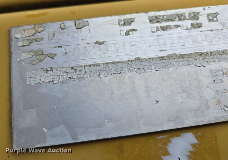 image for item EC4217 2007 Caterpillar M318C wheeled excavator