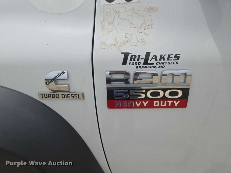 image for item ED1991 2010 Dodge Ram 5500 utility / service truck