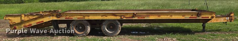image for item ED1995 2000 Belshe DT-225 equipment trailer