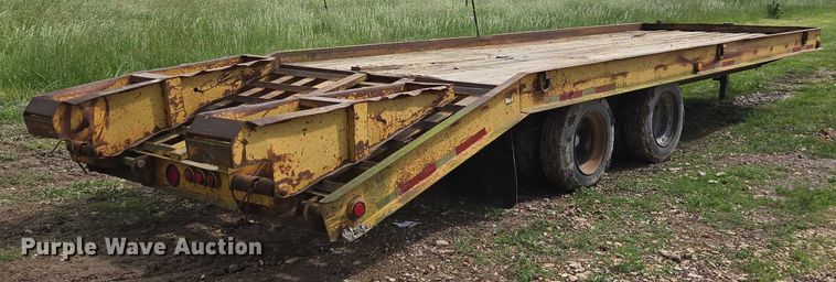 image for item ED1995 2000 Belshe DT-225 equipment trailer