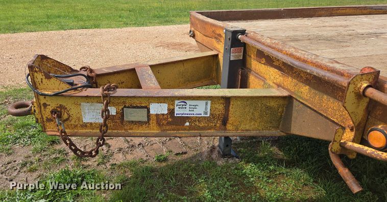 image for item ED1995 2000 Belshe DT-225 equipment trailer