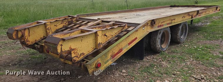 image for item ED1995 2000 Belshe DT-225 equipment trailer