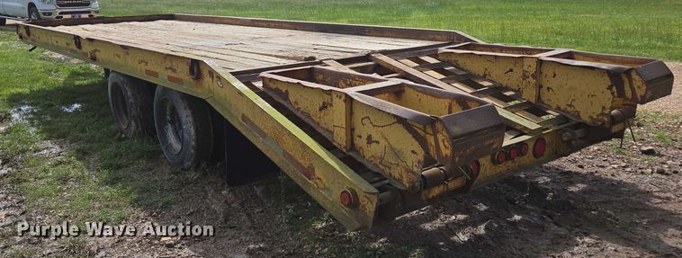 image for item ED1995 2000 Belshe DT-225 equipment trailer