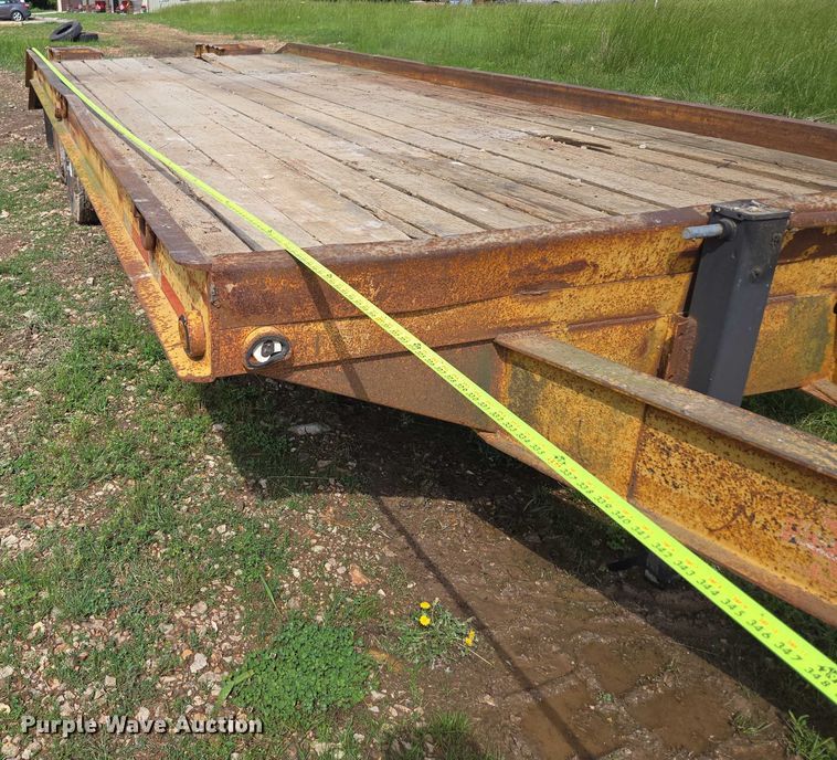 image for item ED1995 2000 Belshe DT-225 equipment trailer