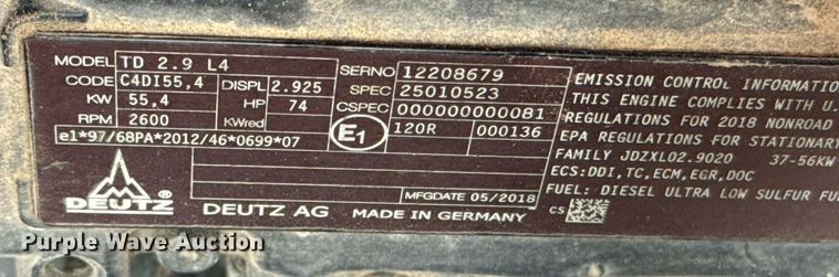 image for item ED5634 2019 Ditch Witch JT20 directional boring unit