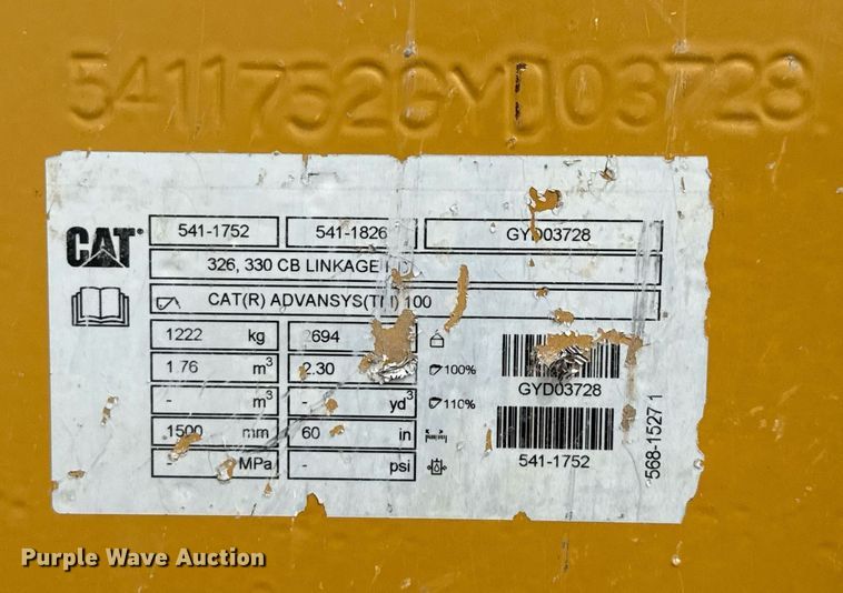 image for item ED5636 2023 Caterpillar 330GC excavator