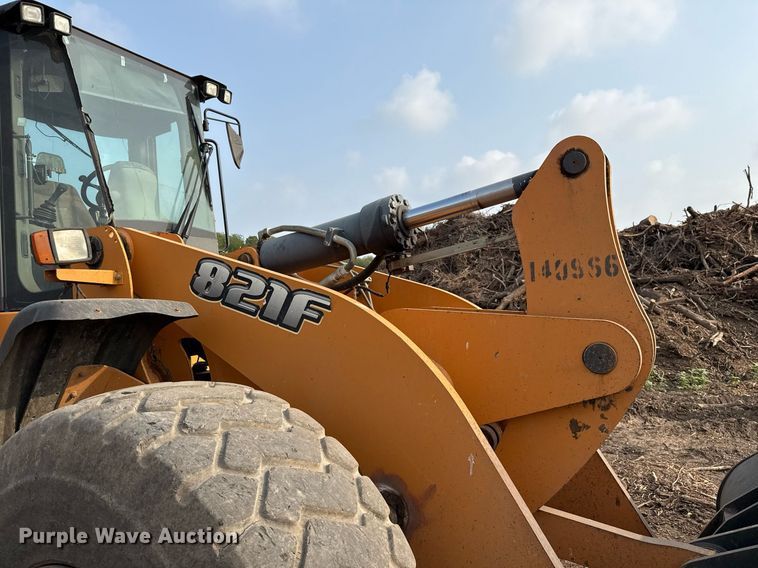 image for item ED5639 2014 Case 821F wheel loader