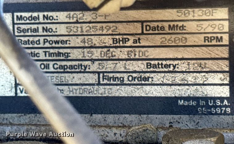 image for item EF1990 H&H Pump DH50CT power unit