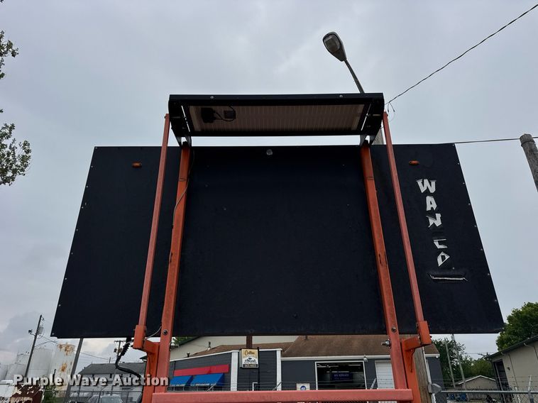 image for item EF2044 2015 Wanco WTSP arrow board trailer