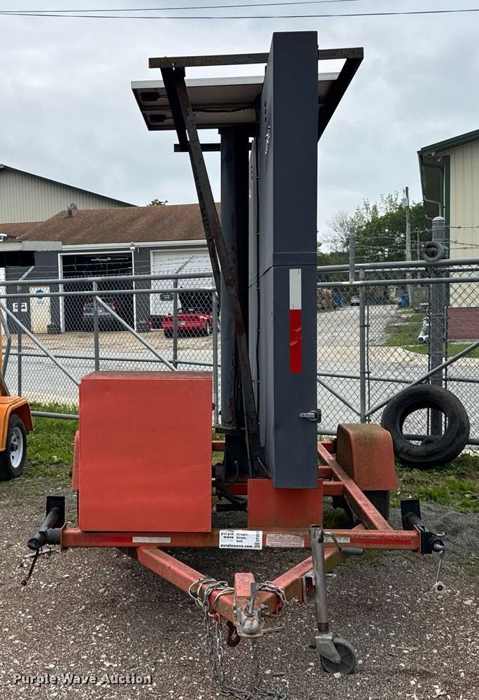 image for item EF2045 2010 National signal Sun ray 380 message board trailer