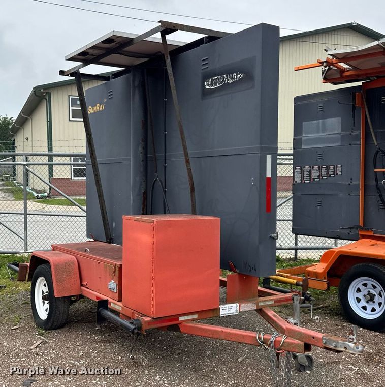 image for item EF2045 2010 National signal Sun ray 380 message board trailer