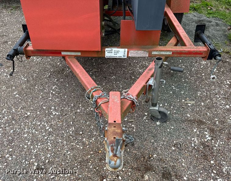 image for item EF2045 2010 National signal Sun ray 380 message board trailer