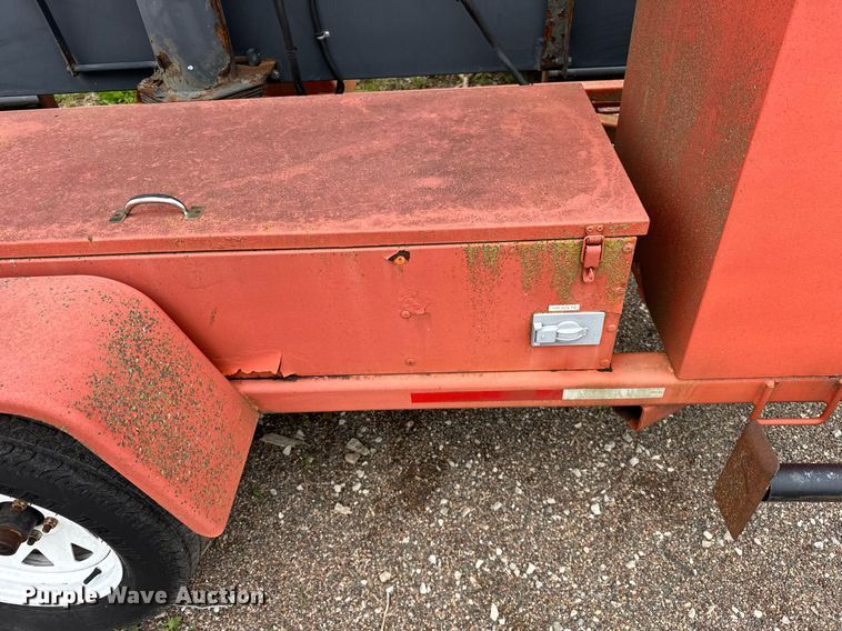 image for item EF2045 2010 National signal Sun ray 380 message board trailer