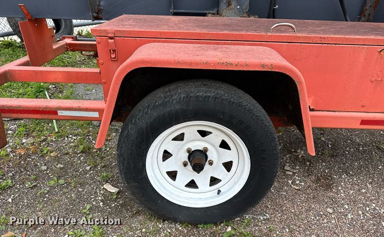 image for item EF2045 2010 National signal Sun ray 380 message board trailer