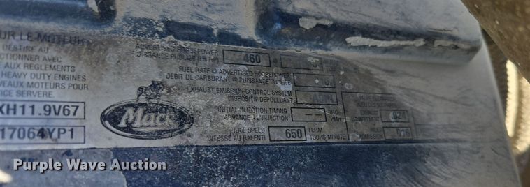 image for item EF2991 2004 Mack CV713 kill truck