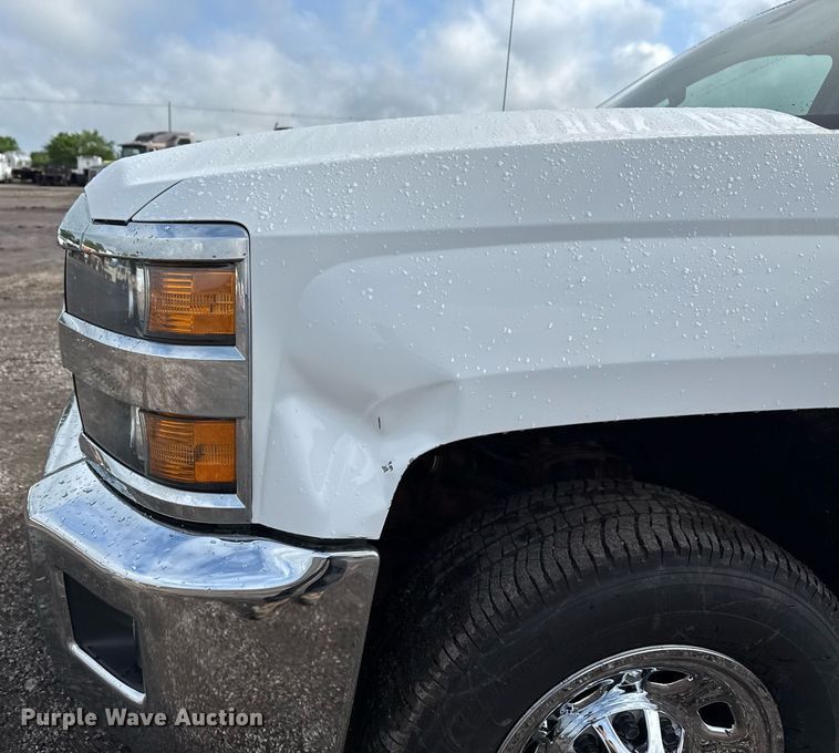 image for item EG5822 2016 Chevrolet Silverado 3500HD Crew Cab utility bed pickup truck