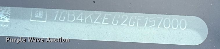 image for item EG5822 2016 Chevrolet Silverado 3500HD Crew Cab utility bed pickup truck