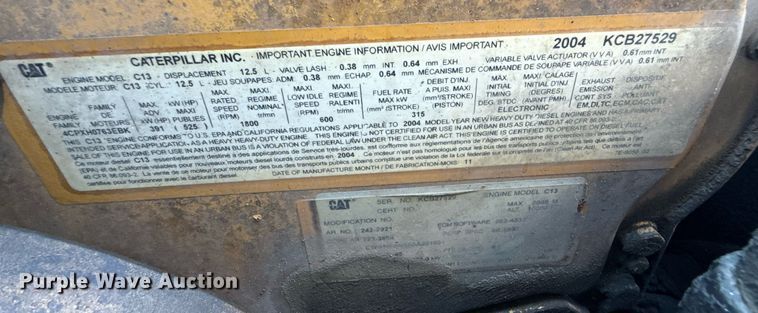 image for item EG5836 2006 Kenworth T800 vacuum truck