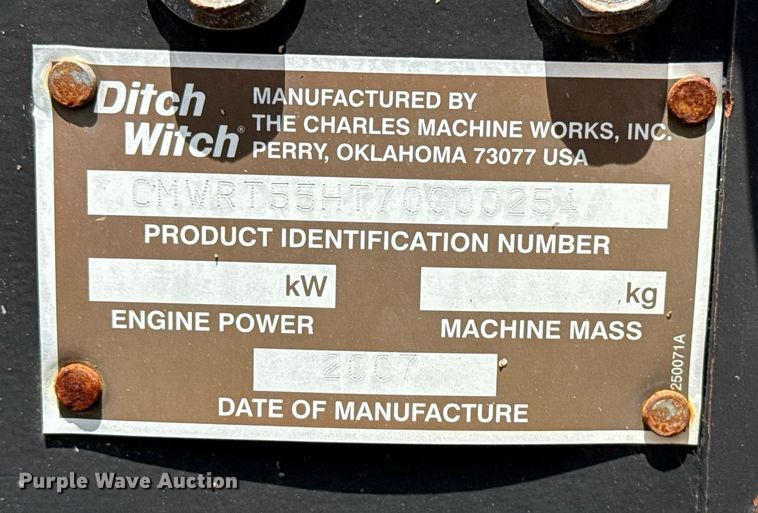 image for item EG5843 2007 Ditch Witch RT55 rock saw
