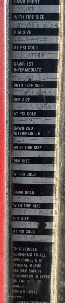 image for item EG6447 1987 Kenworth T660 tank truck