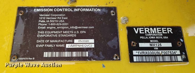 image for item EH0311 2020 Vermeer D20X22III directional boring unit