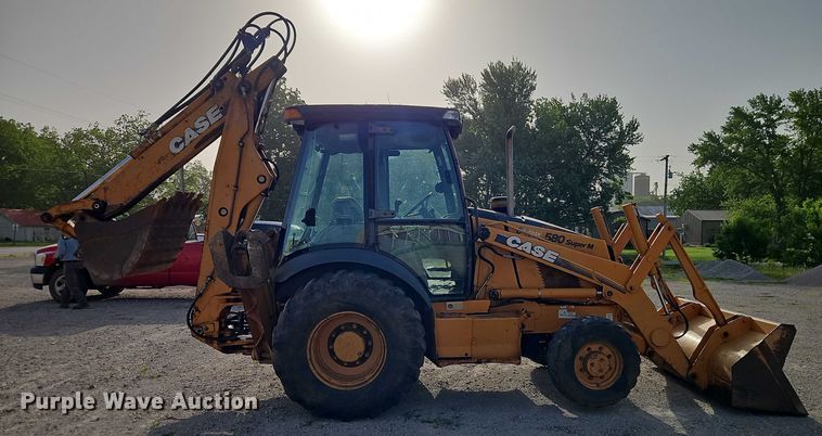 image for item EJ0039 2001 Case 580 Super M backhoe