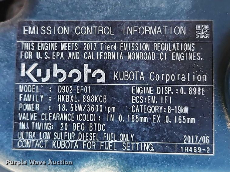 image for item EJ0048 2018 Ditch Witch SK600 compact utility loader