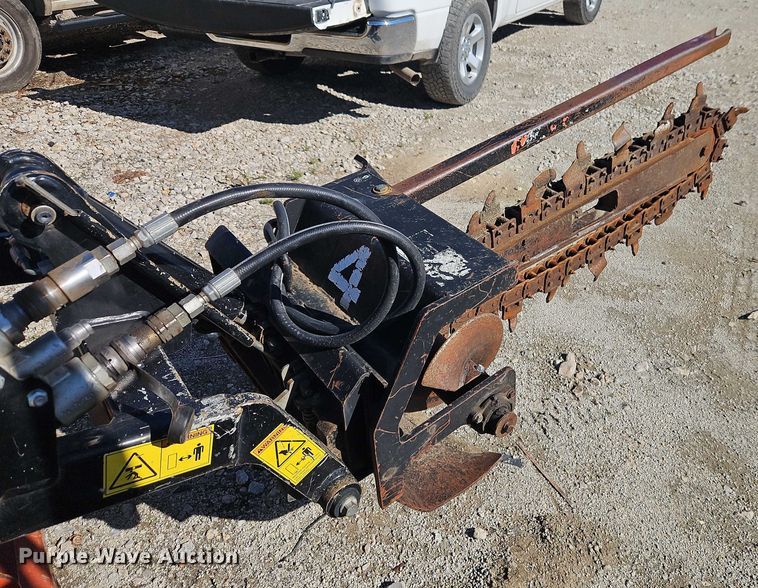 image for item EJ0051 2008 Ditch Witch compact utility loader trencher