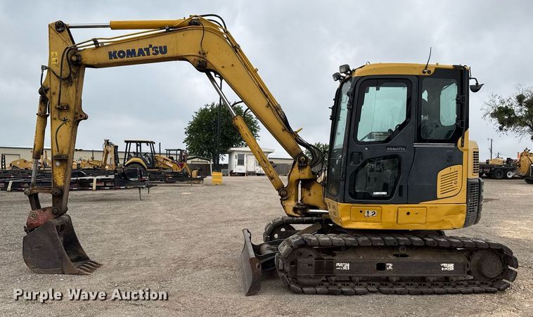 image for item EJ3743 2012 Komatsu PC88MR-8 mini excavator
