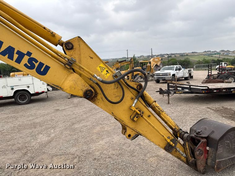 image for item EJ3743 2012 Komatsu PC88MR-8 mini excavator