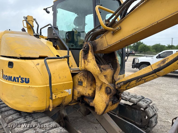 image for item EJ3743 2012 Komatsu PC88MR-8 mini excavator