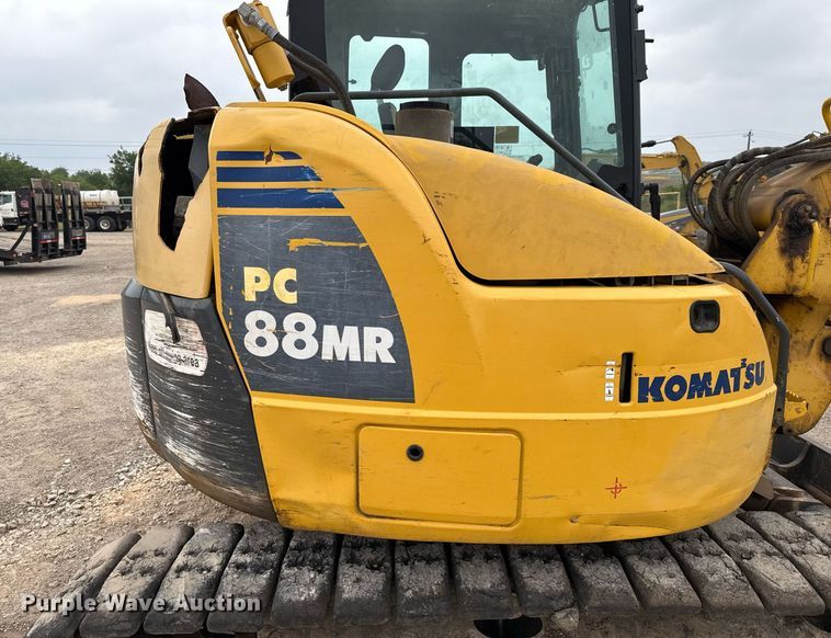 image for item EJ3743 2012 Komatsu PC88MR-8 mini excavator