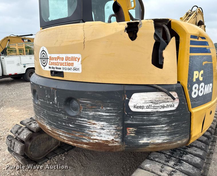 image for item EJ3743 2012 Komatsu PC88MR-8 mini excavator