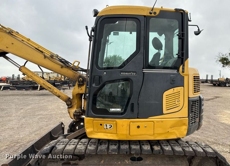 image for item EJ3743 2012 Komatsu PC88MR-8 mini excavator