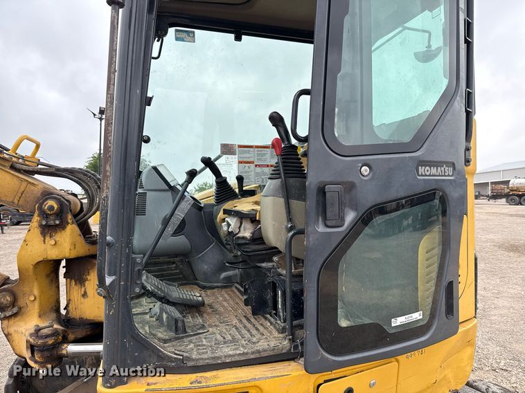 image for item EJ3743 2012 Komatsu PC88MR-8 mini excavator