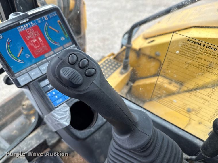 image for item EJ3743 2012 Komatsu PC88MR-8 mini excavator