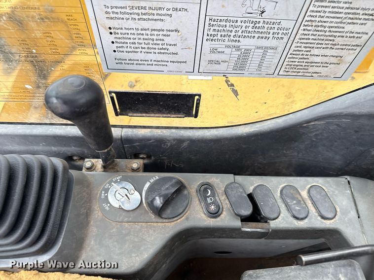 image for item EJ3743 2012 Komatsu PC88MR-8 mini excavator