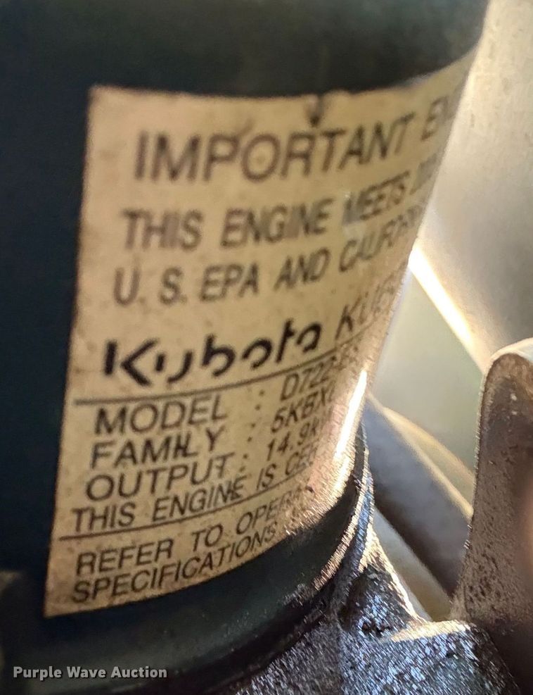 image for item EJ3747 2005 Bobcat 323 J mini excavator