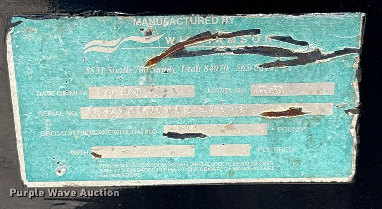 image for item EJ3828 2001 Asphalt Zipper AZ480T cold planer