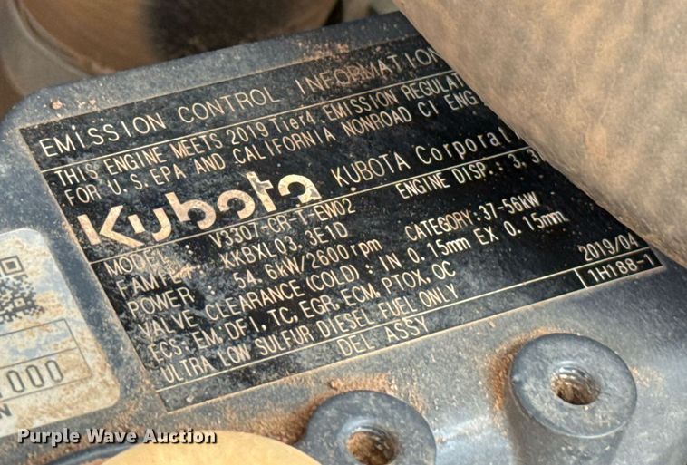 image for item EJ4647 2019 Manitou MLT625-75H telehandler